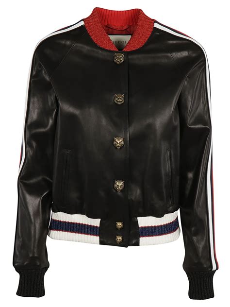 gucci black bomber jacket|gucci bomber jacket women.